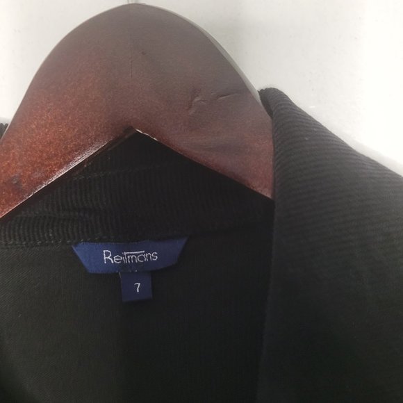 Reitman's Black Corduroy Blazer Jacket Size 7 - Picture 4 of 8